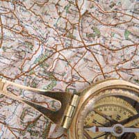 Sport Navigation Map Compass Course